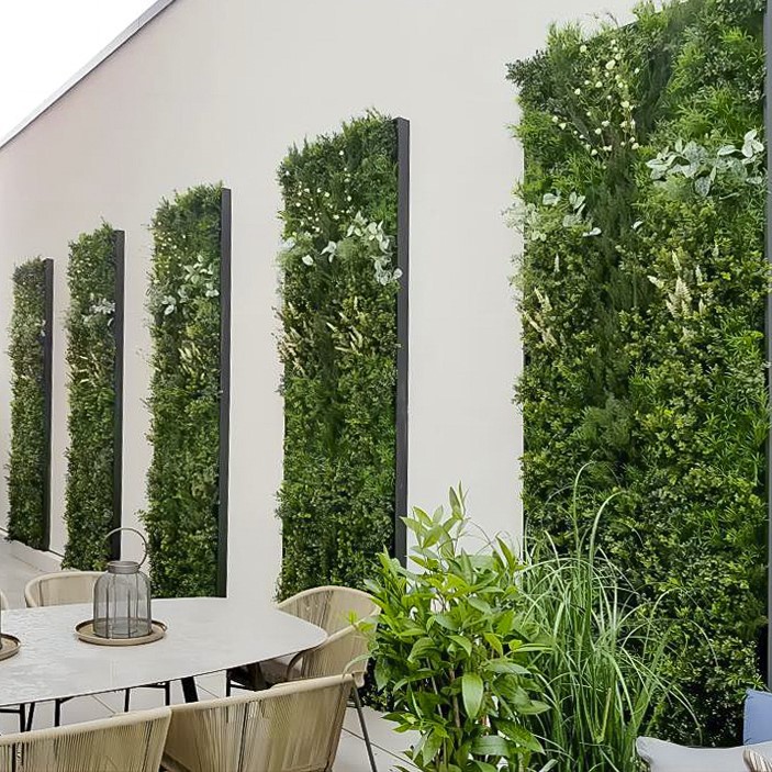 Synthetic Boxwood Hedge Wall Synthetic Boxwood Hedge Wall